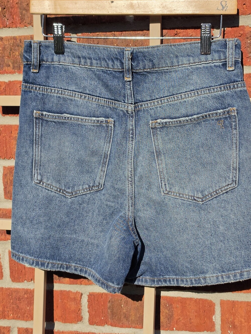 NEW Anthropologie Pilcro Country Denim Skort 28 - Picture 10 of 12
